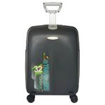 product_image_name-Generic-18 Inch PP Rolling Suitcase Single Lightweight Bag Hard Shell Travel Cabin Case Carry on Luggage Trolley Box With 4 spinner Wheels- Multicolor-6