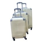 3 In 1 Luggage Suitcase - Cream