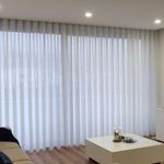 3 Metres (1 piece) White Net for a patio sliding door and window Curtains.