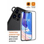 product_image_name-Generic- iPhone 11 pro max, iPhone 11 pro, iPhone 12 pro max, iPhone 12 pro, iPhone 13 pro max, iPhone13 pro, iPhone 14 pro max, iPhone 14 pro, iPhone 15 pro max, 15 pro, iPhone 16 pro max, iPhone 16 pro Glass Protectors With Aluminium Black Camera Lens Protector-1