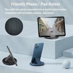 product_image_name-Generic-Multi USB Charging Adapter Cable Kit, Humorous 9 in 1 Cable Case, USB Adapter Multi Charging Cable Case, USB Adapter Kit, Multi Charging Cable Storage Box Contains SIM Card Holder, Phone Holder(Blue)-4