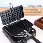 product_image_name-Generic-Non-stick Waffle Plate, Waffle Maker, Breakfast Plate With Heat-proof Handle-3