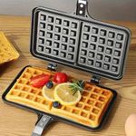 product_image_name-Generic-Non-stick Waffle Plate, Waffle Maker, Breakfast Plate With Heat-proof Handle-5