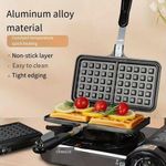 product_image_name-Generic-Non-stick Waffle Plate, Waffle Maker, Breakfast Plate With Heat-proof Handle-7