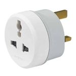 Legrand 13A 250V White Single Socket Plug, Heavy Duty (Pack of 1 )