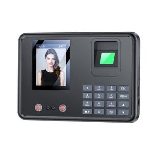 KM30 Smart Biometric Time Attendance Machine - 5-in-1 FaceRecognition  , Fingerprint, Palm Vein, Card, Password with 2.8 inch screen Display, Time Clock, USB Export, Rapid Identification, Infrared Camera, Binocular camera 