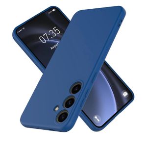 Samsung Galaxy S24 FE Silicone Phone Case, Protective Cover, Smooth Grip, Soft and Sleek Design, Seamless Fit, US Version, Blue 