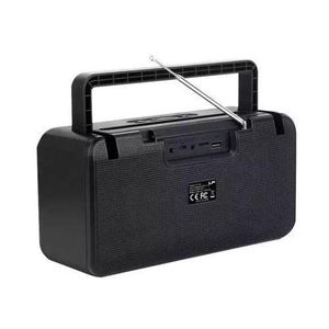 Genetic Party Bass Bluetooth Speaker With In-built FM Radio - Black