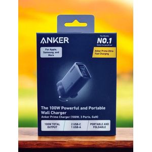 Anker Prime Charger (100W, 3 Ports, GaN)
