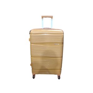 Medium Modern Luggage Suitcase Customised High quality  With Digit Lock - Brown
