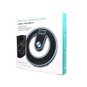 180 KG Digital Electronic Personal Scale Glass LCD Bathroom Weighing Body Scale