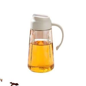 Automatic Flip Glass Oil Dispenser and Liquid Seasoning Bottle