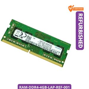 Samsung 4GB DDR4 Laptop RAM Refurbished SO-DIMM Memory Module.