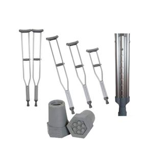 Auxiliary Crutches A Pair-Multi Colour 