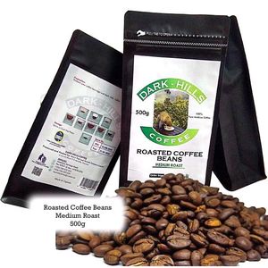 Dark-Hills Medium Roast Whole Coffee Beans – 500g (100% Pure Arabica)