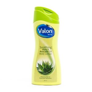 Valon Soothing Aloe & Avocado Oil Body Lotion  For  Hydration & Protects  Skin400ml