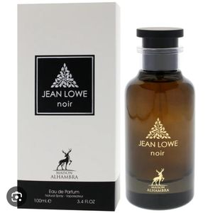 Nurf Eau De Parfum Jean Lowe Noir (Ombre) 100ml Perfume for Men Women Amber Leather 