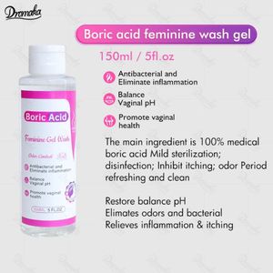 Feminine Hygiene Mist Boric Acid Feminine Gel Wash 150ml Yoni Wash for Antibacterial, pH Balance, and Vaginal Health - 150mls