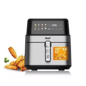 RAF 8L Easy-to-Use Digital Air Fryer Oven Grill- Black
