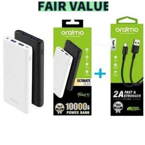 Oraimo Power Bank 10000mAh +Free Gift.