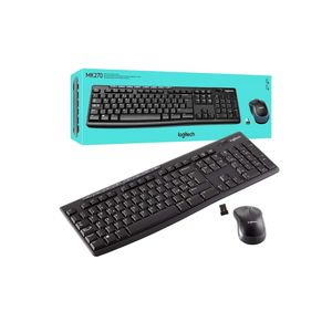 Logitech Wireless Keyboard and Mouse Combo 2.4GHz USB Set