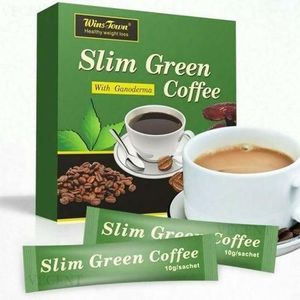 Wins Town Green Coffee – Natural Weight Loss Drink for Detox, Energy & Appetite Control (15 Sachets)