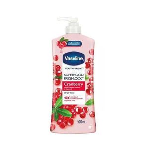 Vaseline Healthy Bright Superfood Freshlock Cranberry Body Lotion – 500ml