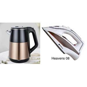 Hoffmans A Bundle Of An Electric Kettle Percolator 2.5L Plus A Steam And Dry Flat Iron 
