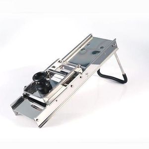 Mandoline Vegetable Slicer, 5 Interchangeable Blades-Slicer,Cutter-Silver