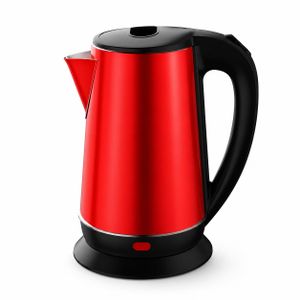 Panda 2L Electric Kettle Stainless Steel-Fast Boil-Red-1 Years Warranty