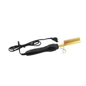 2 in 1 Hot Comb Straightener Electric Hair Curler