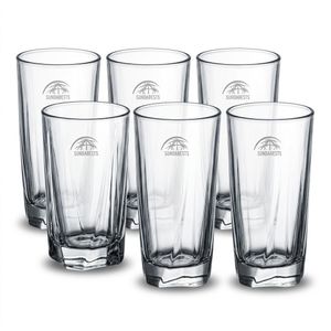 Sundabest Drinking Glasses 6 Pieces – Clear Glass ..