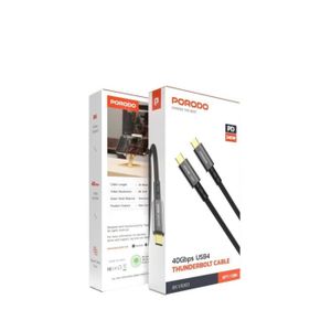 Porodo Thunderbolt Type-C to Type-C Cable 