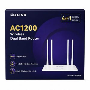 Network LB-Link lblink BL-W1210M AC1200 wireless dual-band router.