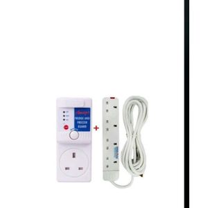 Fridge Guard And 4 Way Extension- White