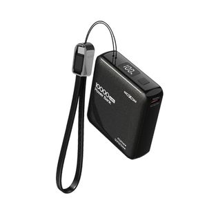 MOXOM 10,000mAh Fast Charging Power Bank – 20W PD, 22.5W SCP, Portable High-Speed Charger
