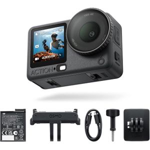 Dji Osmo Action 6 Standard Combo, Underwater Action Camera, 1/1.1 Square Sensor, 50GB Storage, f/2.0–f/4.0 Variable Aperture