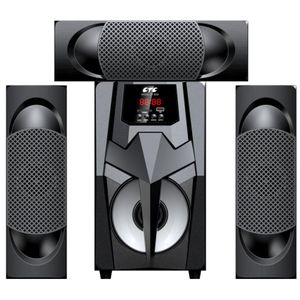 CTC 3.1 Channel Home Audio System / Sub Woofer With Remote CT-6026 - Black