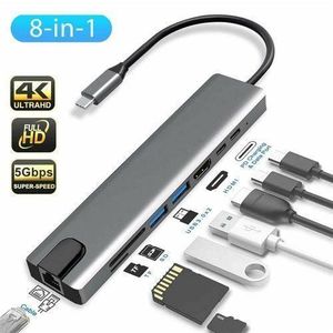Usb Type C 8 In 1 Multi Function Hub 