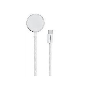 Porodo One Touch Charger, Magnetic Watch Charger, Type C To Watch Cotton Braided  (Supports All Watches) including all Apple Watch generations and Samsung Galaxy Watches (Galaxy Watch 7, Watch Ultra, 6, 5, 4, 3, and Active series)