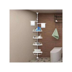 Adjustable Multi Shower Corner Shelf, 4-Tier Shower Caddy Corner Shelf, Bathroom Shelf Shower Shelf Shower Storage Bathroom Organiser, Bathroom Corner Shelves