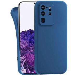 Samsung Galaxy S20 Ultra Silicone Cover Case - Blue 