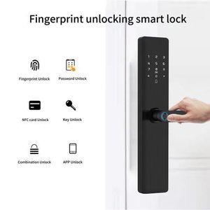 Tuya Wi-Fi Fingerprint Door Lock, Security Smart Lock with WiFi APP for Apartment, homes, Office, Airbnb etc