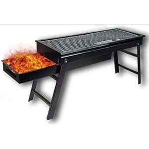 Folding Portable Barbeque Grill Set - Electric BBQ Grill for Home, Barbeque Stand, Portable Grill for Camping and Outdoor - Black.. 