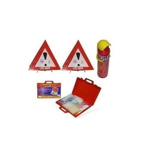 Warning Triangles Sign Life Saver,Fire Extinguisher & First Aid Kit Road Sa Compliance Kit Set