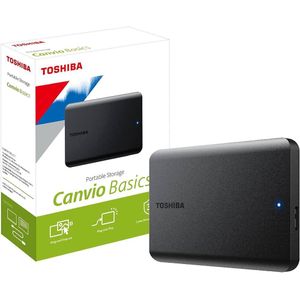 Toshiba Canvio Basics 1TB Portable External HDD - USB 3.0 for PC Laptop Windows and Mac,  External Hard Drive