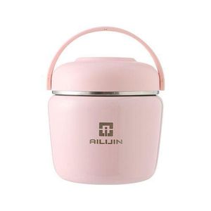 1.2L Stainless Steel Heating Insulation Rice Bucket Insulated Food Jar with Handle Leakproof Lunch Box ContainerOffice Workers Portable Plug-In Constant Temperature Food flask With USB cord For Charging Food Storage for Kids & Office