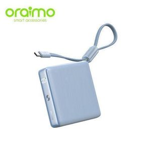 Oraimo PowerNova L11 Power Bank 10000mAh 22.5W Fast charging Built-In Cable - Blue
