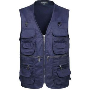 Multi-Pocket Utility Vest, Press Jacket - Multicolor Photography VestPhotography