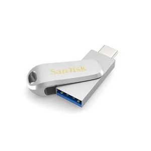 Original 256Gb Sandisk Ultra Dual-port USB 3.2 Type C Flash Drive OTG Type-C Disk Rotatable Metal USB Flash Disk drive Stick- Multicolor